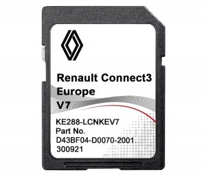 Renault Alaskan Europe Sat Nav SD card 2023 Connect 3 v7