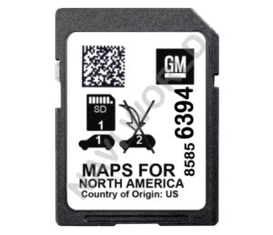 Buick 85856394 GPS SD Card US Canada GMC 2025 Encore 2020-2023 Envision 2021-2023 Enclave 2020-2024
