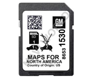 GM 86531530 GPS SD Card US Canada GMC 2025 Acadia 2020-2023 Canyon (2019-2022) Sierra 2019-2022 Terrain 2019-2024 Yukon 2021