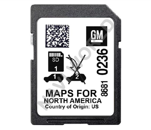 Buick 86810236 SD Card US Canada GMC 2024