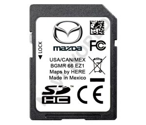 Mazda USA / Canada / Mexico BGMR66EZ1 Sat Nav SD card 2024