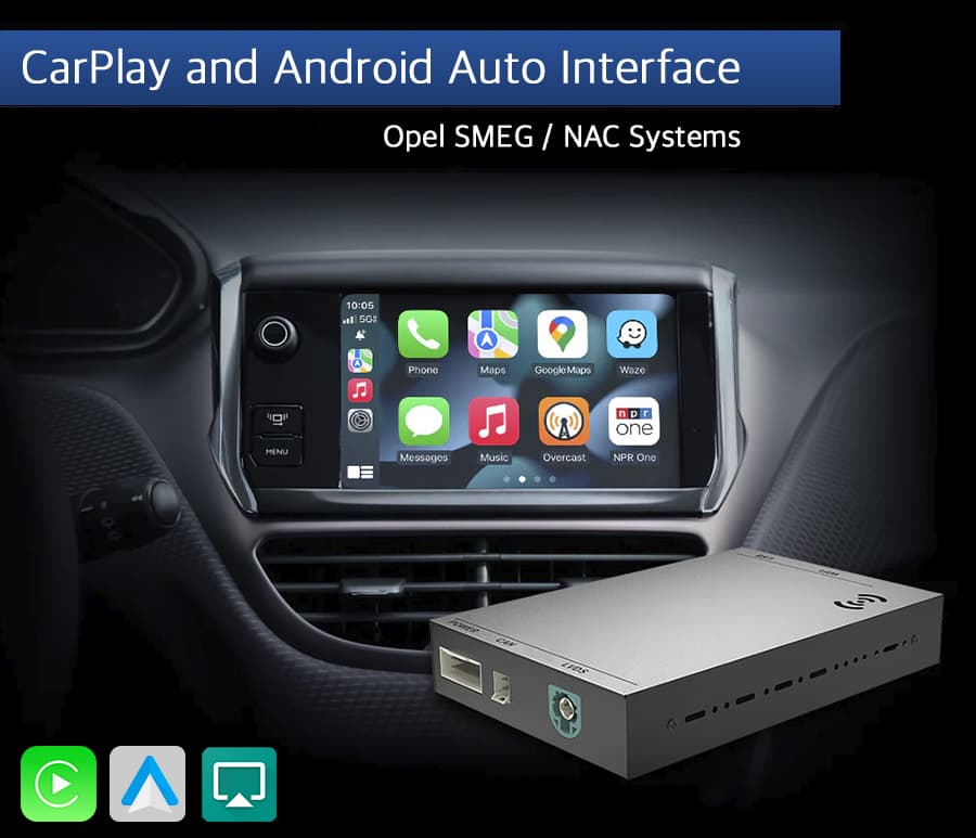 Opel Wireless CarPlay Android Auto Astra Corsa Combo Mokka Crossland Grandland