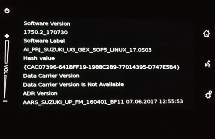 Suzuki SLDA which version is installed