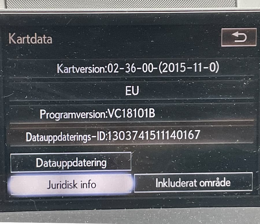 Lexus Europe Gen 8 13CY/15CY 2025/2026 v2 Sat Nav Maps + activation code