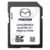 Mazda USA / Canada / Mexico KLAS66EZ1 GPS Navigation SD card 2026