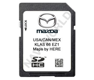 Mazda USA / Canada / Mexico KLAS66EZ1 GPS Navigation SD card 2026