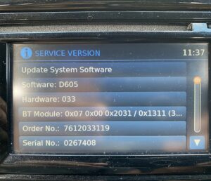 How to update firmware on Nissan Connect 3. Firmware update D605