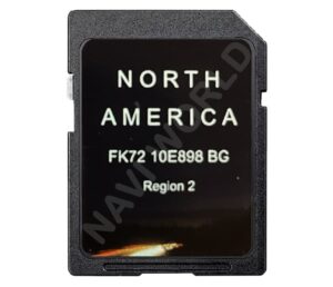Jaguar FK72-10E898-BG SD card North America 2026